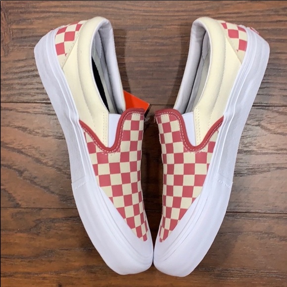 Vans Other - VANS SLIP-ON PRO CHECKERBOARD Mineral Red men’s